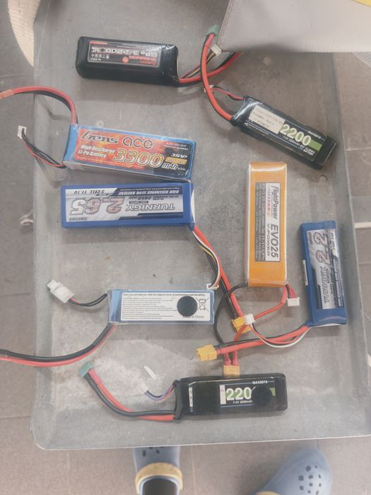 Conjunto baterias lipo aeromodelismo