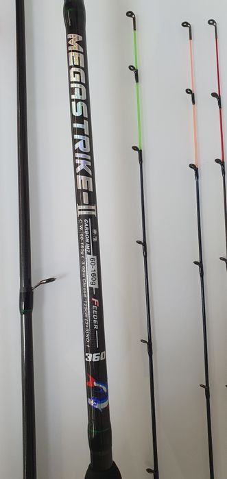 Акция Фидерное удилище Megastrike II КАРБОН IM7 3.6метра тест60-160