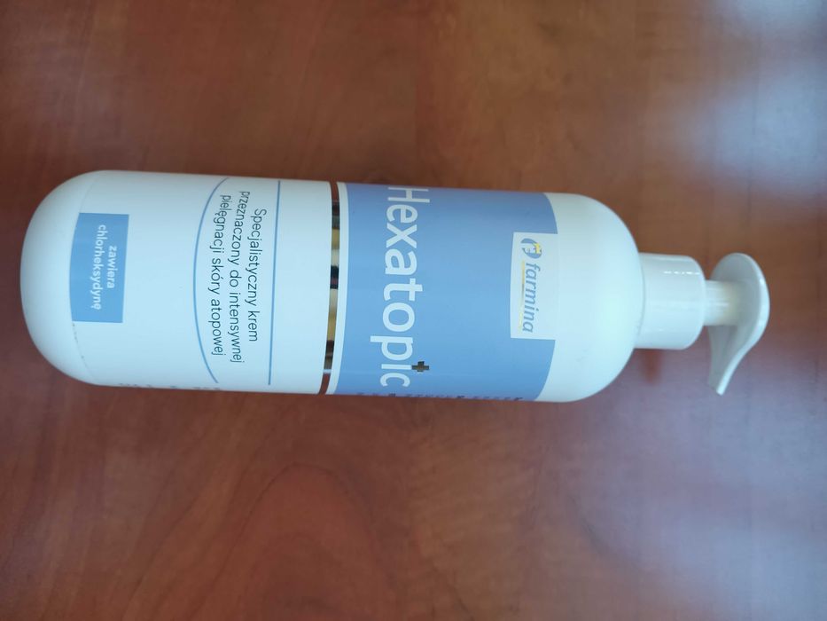 Hexatopic krem duże opakowanie 500 ml skóra atopowa sucha podrażniona
