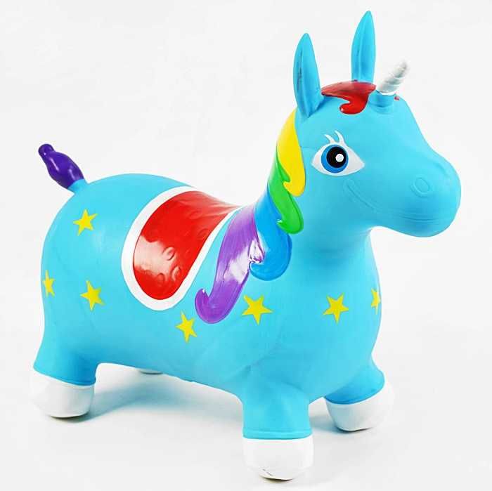 Гумовий стрибун M02521 єдиноріг,резиновый прыгун единорог M02521