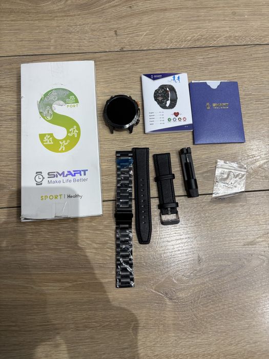 Smartwatch męski czarny