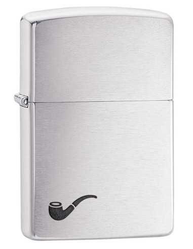 Isqueiro Zippo Brushed Chrome Pipe Lighter
