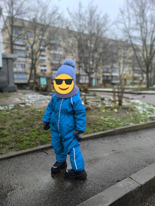 Зимний комбинезон Decoza 92–98, зима до –20°C, фото на ребёнке