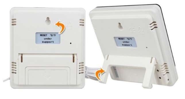 Метеостанция часыГигрометр термометр для домаШняя комнатный htc-1 2