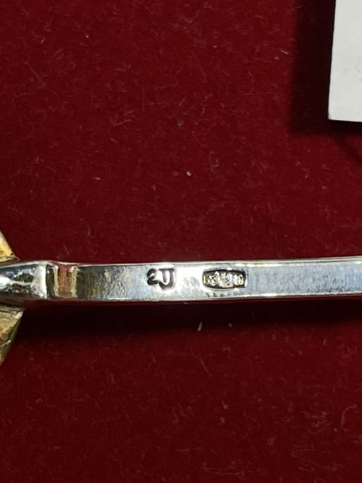 Ложка серебряная( позолота) Таллин  СССР  916’ звезда - новая