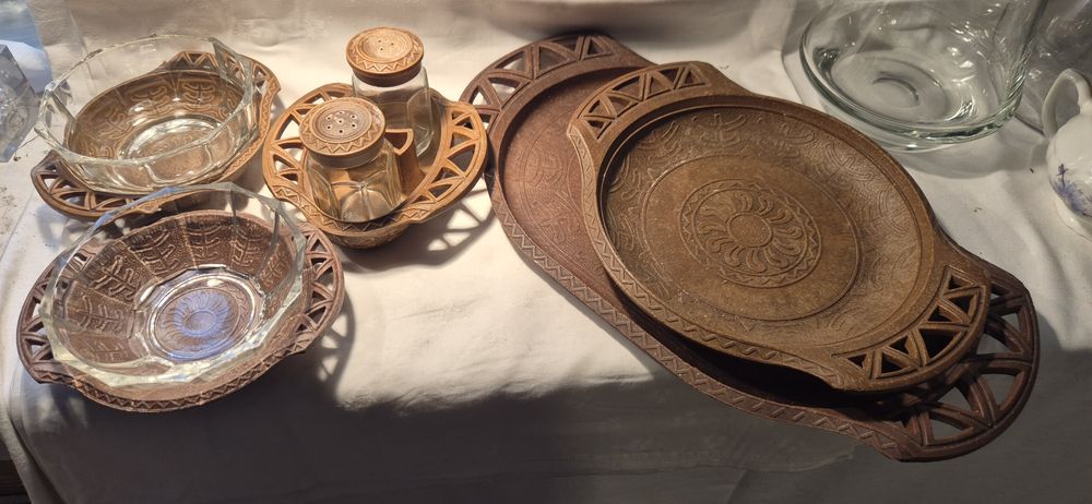 Komplet stołowy Per Alimenti  Italy Uranium włoski kolekcja