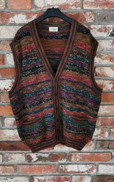Missoni Sport Kamizelka Męska Bezrękawnik xl  wool
