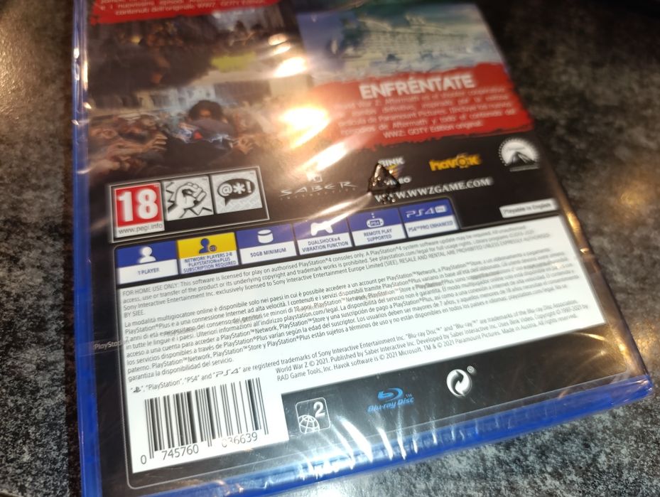 AfterMath Worl War Z PS4 po polsku nowa zafoliowana fabrycznie sklep