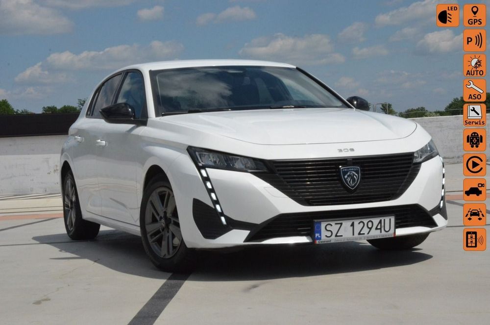 Peugeot 308 131 KM GT aut.  LED/ Android Auto/ Navi/ Parktronic/ Alu/ VAT 23