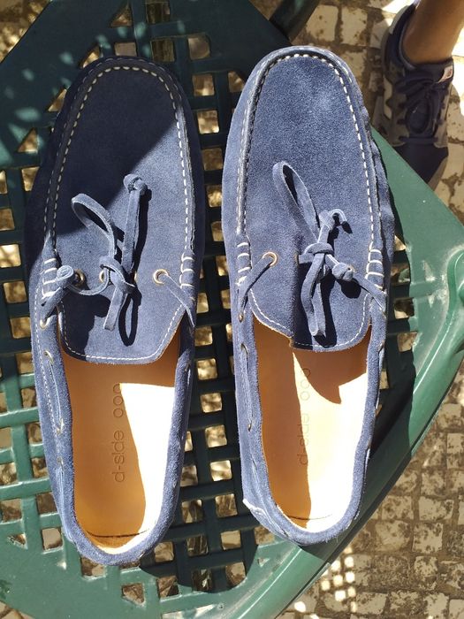 Mocassins camurça italianos