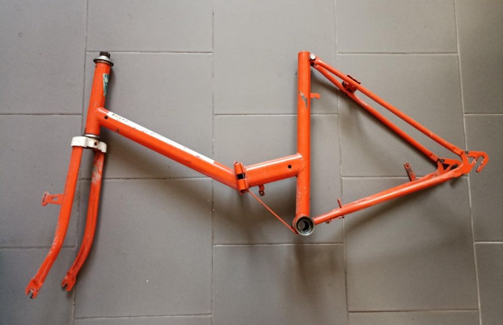 Stara rama rowerowa Romet jubilat prl