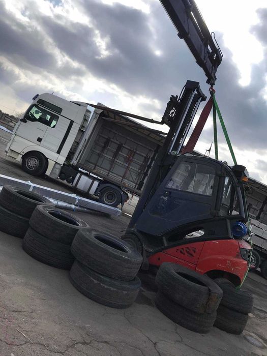 Wynajem dźwigu HDS 22 metry, Wynajem HDS z transportem, kontenery