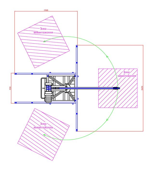 Кран Міні-Піонер , міні-кран , мини-кран