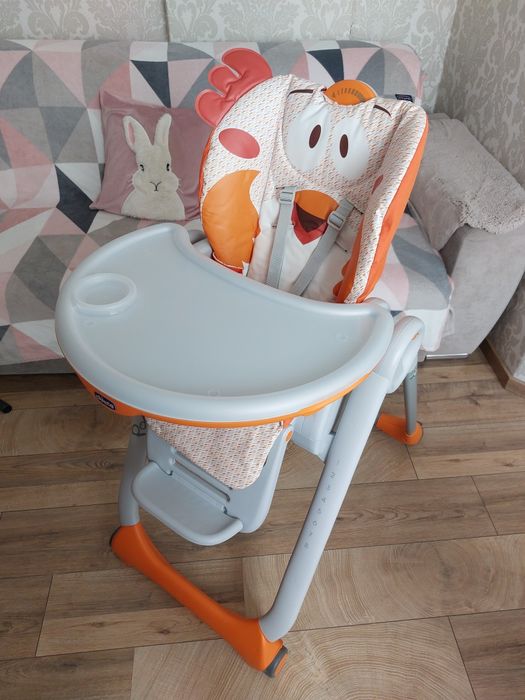 Krzesełko do karmienia Chicco Polly 2 start, kurczak