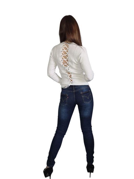 Granatowe spodnie Levi's Engineered Jeans rozmiar s/m