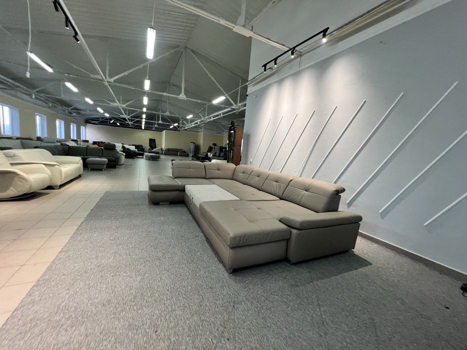 Виставковий стан новий великий розкладний диван капучіно