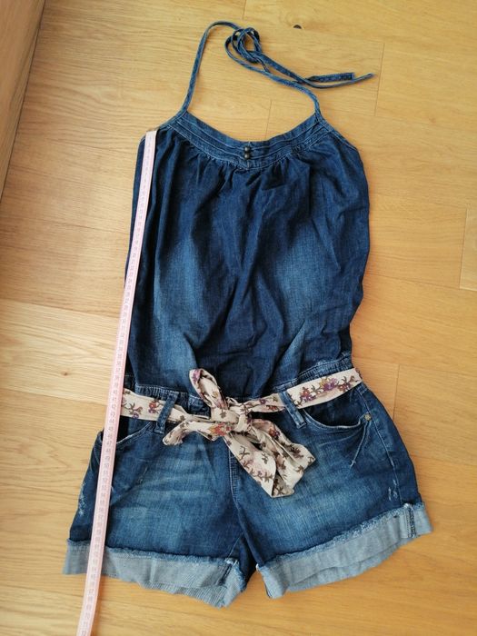 Kombinezon jeansowy Stradivarius M