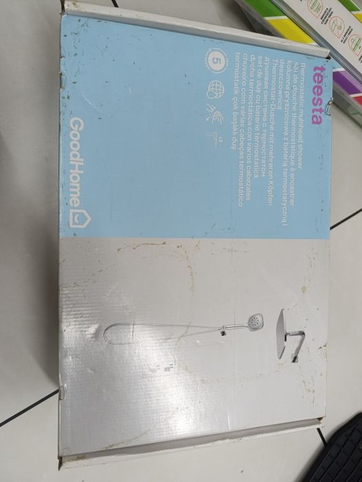 Kolumna prysznicowa GoodHome Teesta z baterią