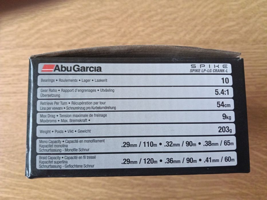 Multiplikator Abu Garcia Spike LP-LG Crank-L