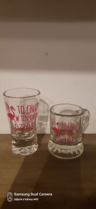 2 szt kieliszki kolekcjonerskie