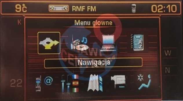 Polskie menu Lektor Mapy 2017 Peugeot Citroen RT3 RT4 RT5