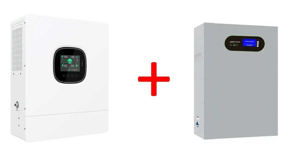 Комплект резервного живлення  Інвертор+ акум LiFePO4. Вибір. Кредит!