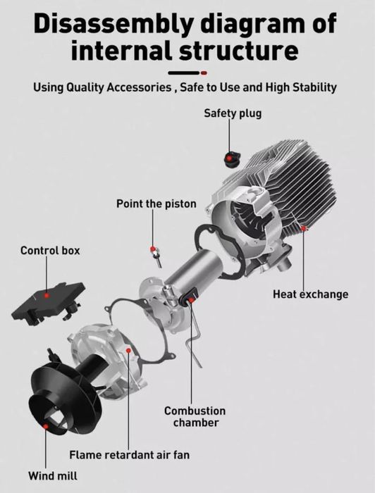 Автономка/вебасто/аналог webasto 5kw12v ORIGINAL