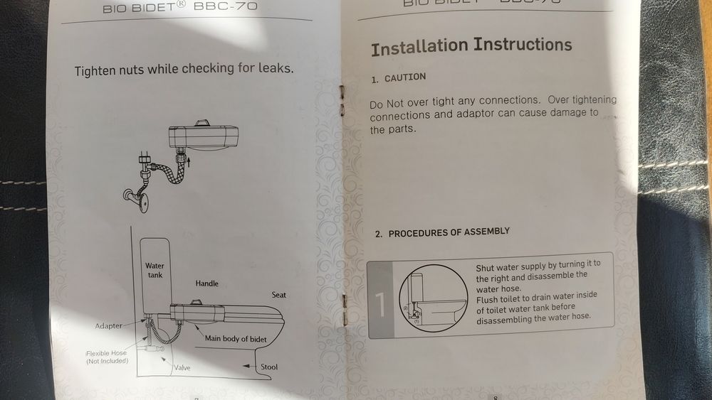 Съёмное устройство bio bidet bbc-70. Канада