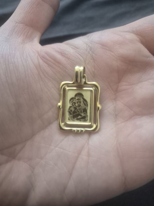 Przepiękna zawieszka złota Matka Boska 585