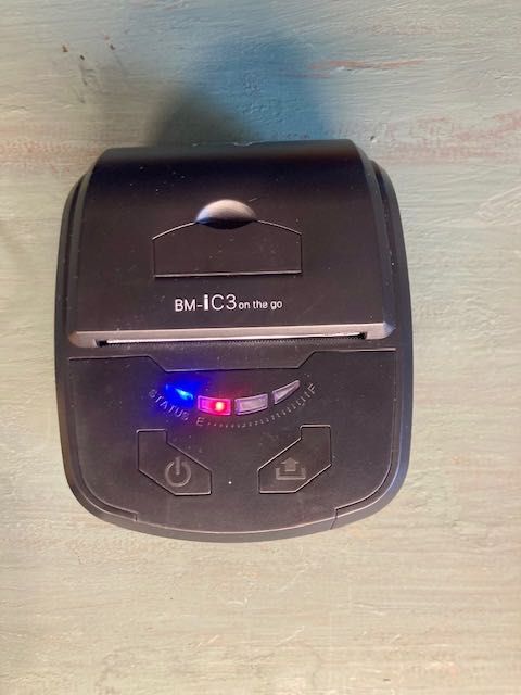 Impressora faturas e recibos portátil