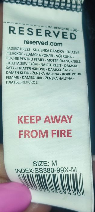 Świetna Nowa z metką sukienka Reserved rozm M
