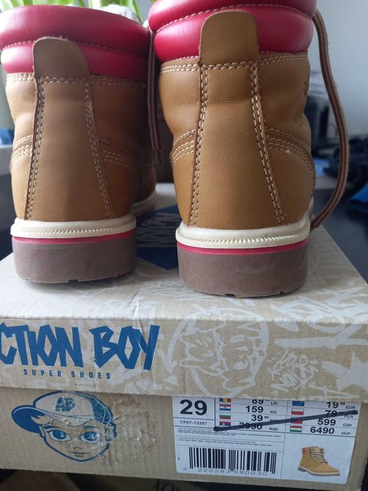 Botki trapery sniegowce zimowe 29 Action boy cieple