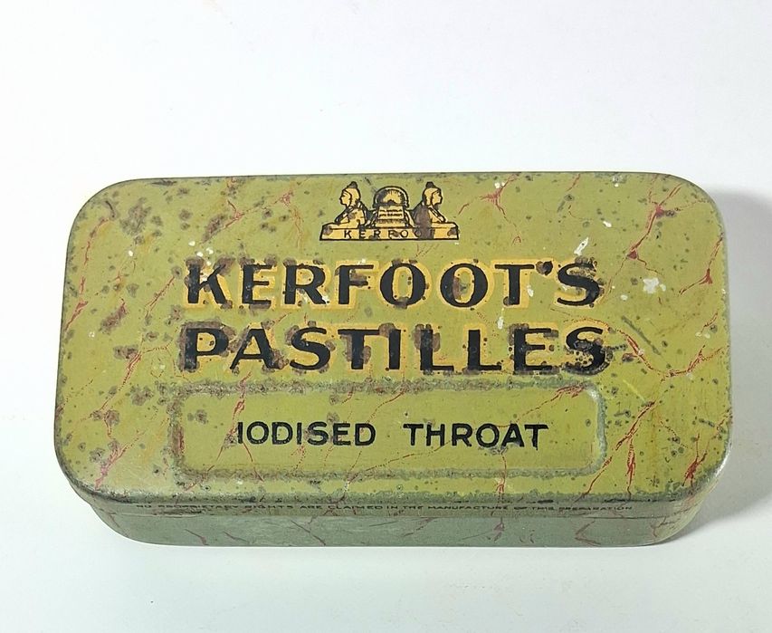 Lata antiga pastilhas Kerfoots Pastilles