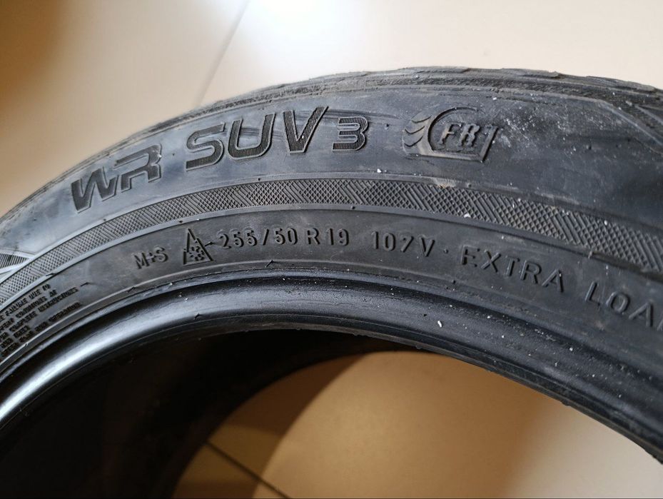 Шина (одна) б/у 255/50R19 107V Nokian Wr Suv 3