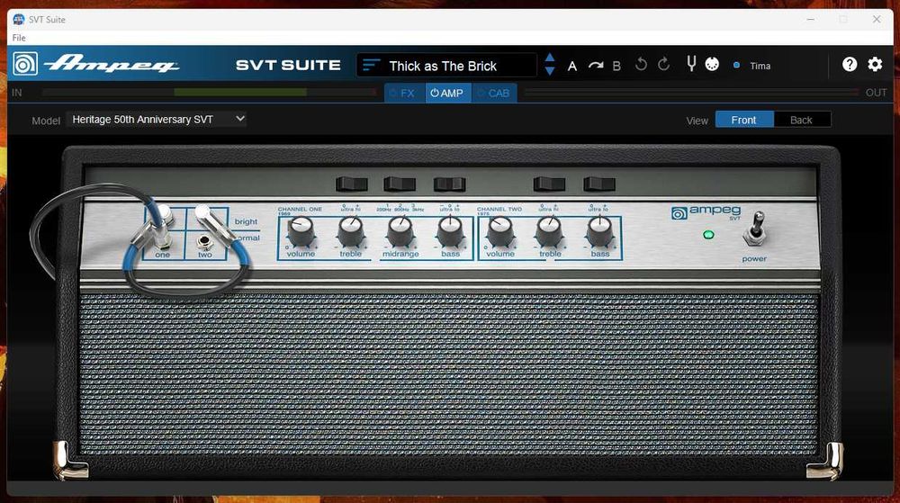 Ampeg SVT Suite VST Plugin