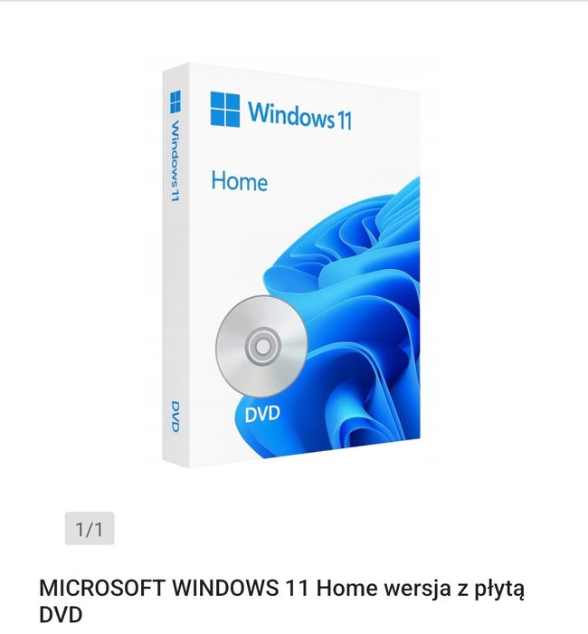 Microsoft Windows 11 Home z płytą