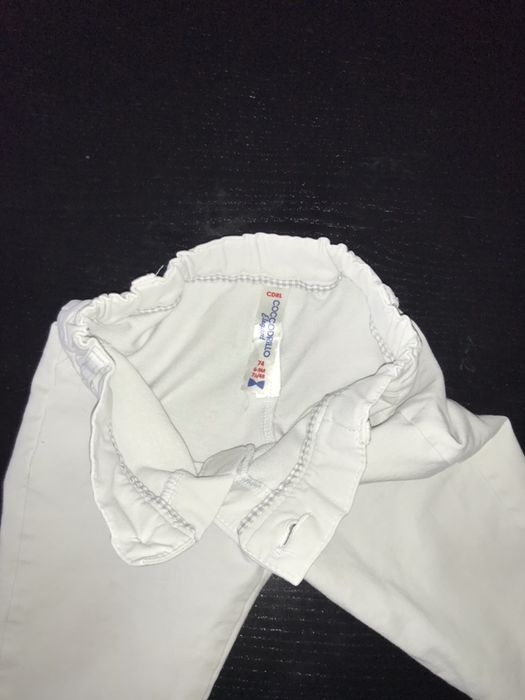 Garnitur na Święta sesję świąteczną Coccodrillo biały szary roz. 74