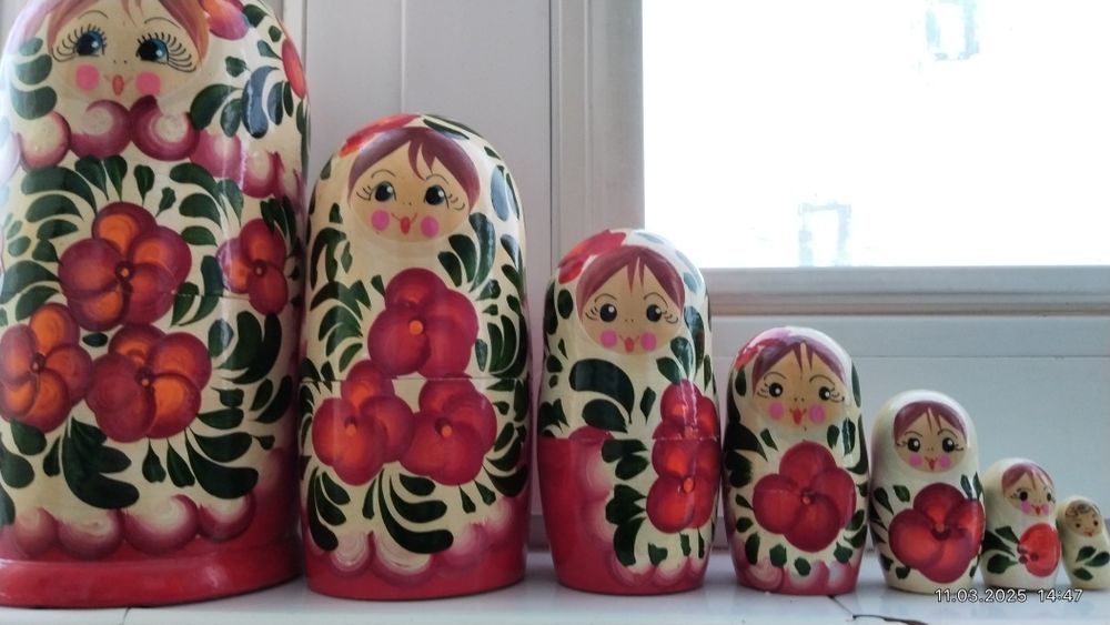Матрешкі дерев'яні СССР