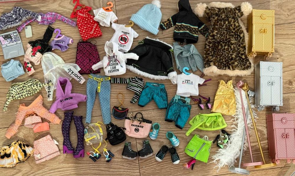 Аутфіт лялічок Рейнбоу хай і лол, Rainbow high, lol одяг і взутя