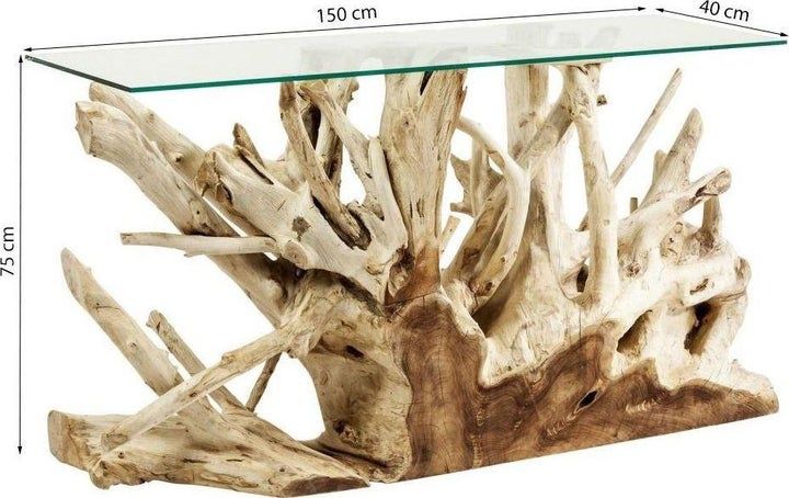 Komoda, stół,Konsola Roots Kare Desing 150x40 cm z Indonezji  teczyna