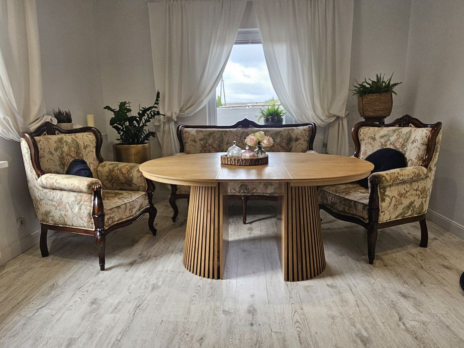 Zestaw wypoczynkowy Ludwik 3+1+1 sofa + fotele