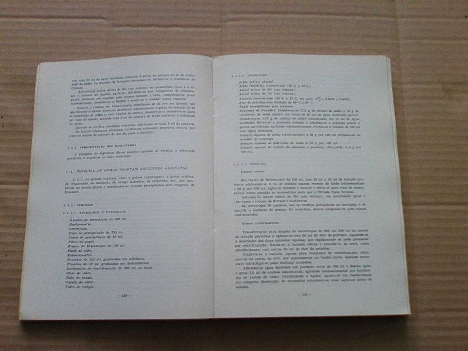 Análise de géneros alimentícios : métodos físicos e quimícos