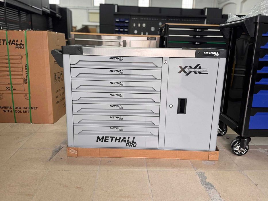 Nowa Szafa Narzędziowa MethallPRO 7/6+ 287 Elementów Wózek Warsztatowy z narzędziami