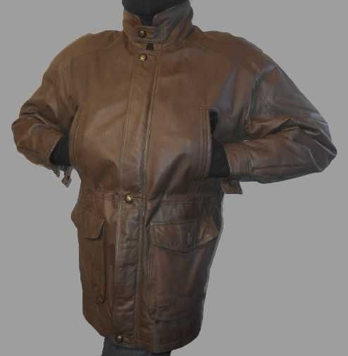 Кожаная деми. куртка.Германия.