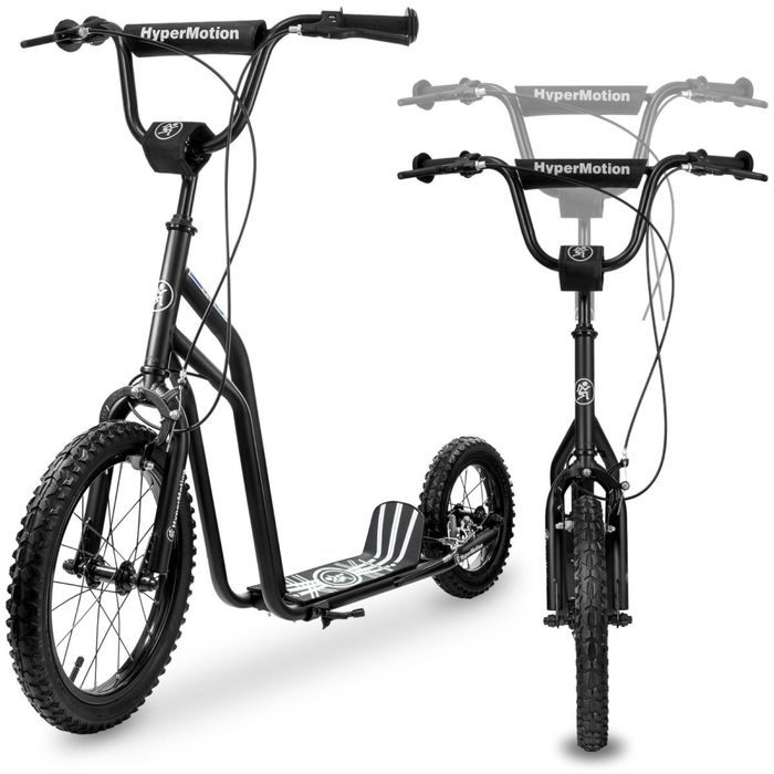 Hulajnoga Hypermotion VIVA 12 (pompowane koła 30cm) - Czarna