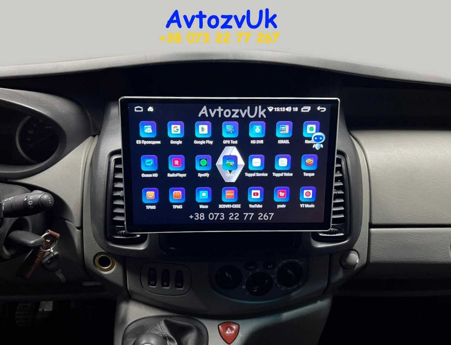 Магнітола Opel Vivaro Renault Trafic Nissan Primastar Віваро Андроїд 16