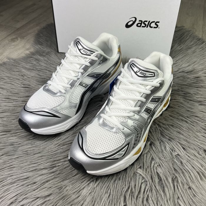 Кросівки чоловічі Asics Gel-Kayano 14 білі/сірі/золоті, (41-46) розміри