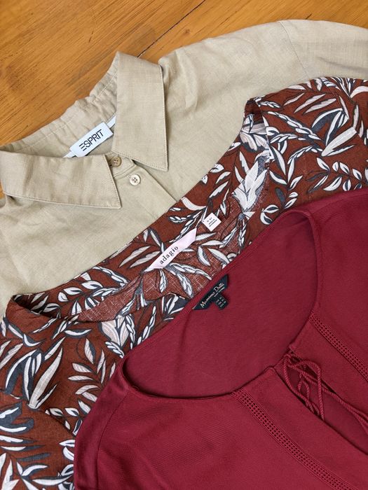 Massimo Dutti , ESPRIT сорочка. блузка . Льон/бововна L/M