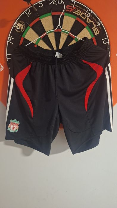 spodenki piłkarskie Liverpool L.F.C adidas football shorts vintage