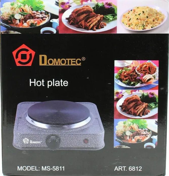 Електроплита дискова Domotec Ms-5811 1000 Вт настільна піч